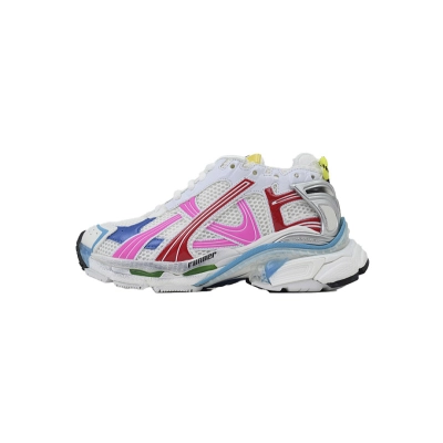 Balenciaga Runner White Blue Pink Red Silver W3RBW 9645 01