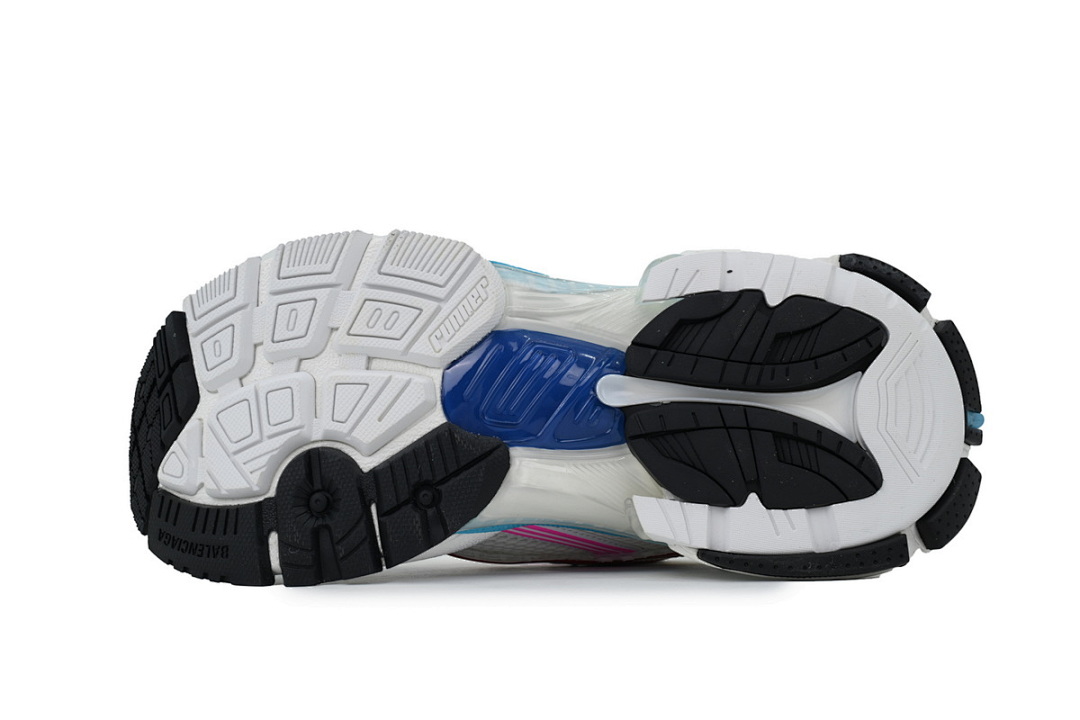 Balenciaga Runner White Blue Pink Red Silver W3RBW 9645