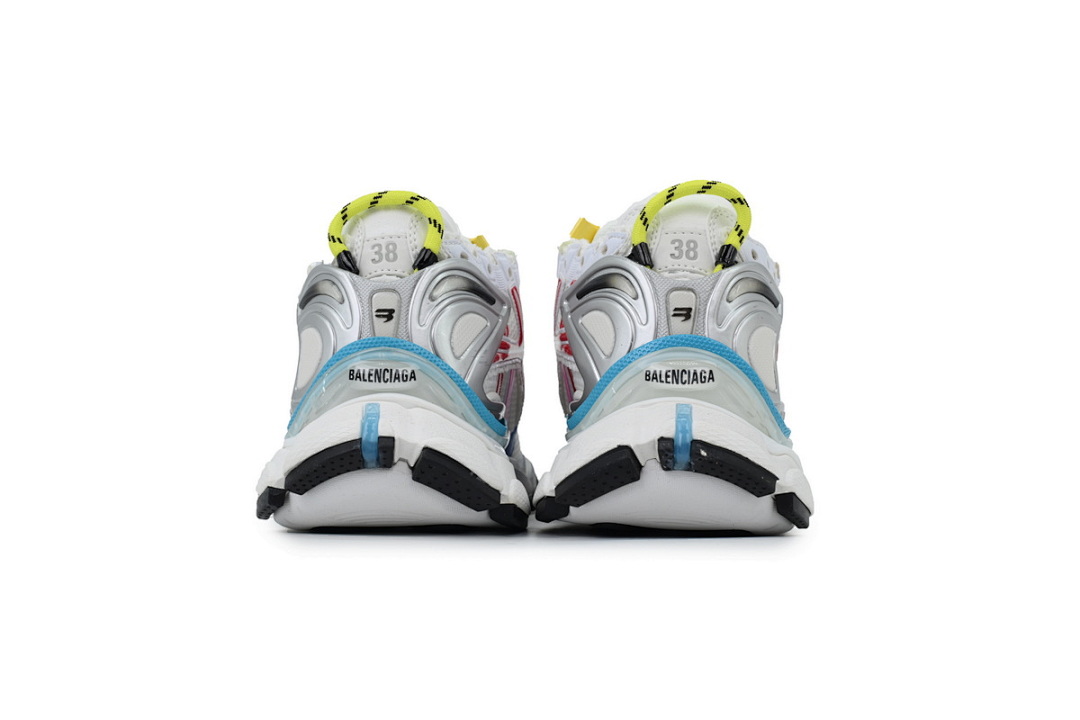 Balenciaga Runner White Blue Pink Red Silver W3RBW 9645