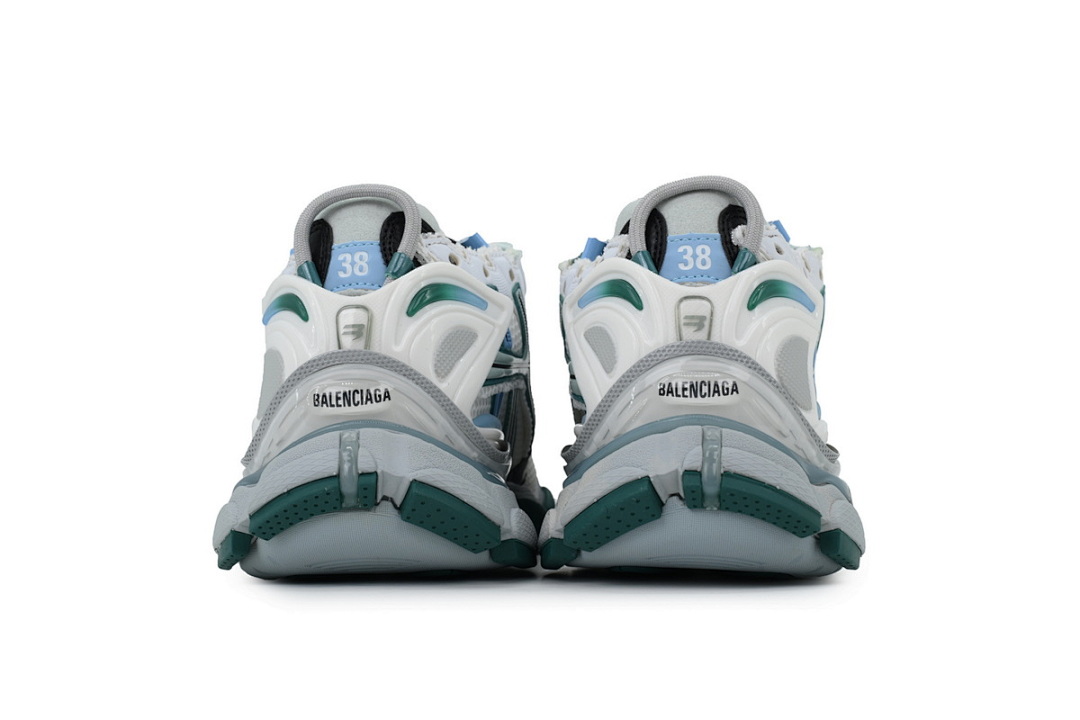 Balenciaga Runner White Green Blue Black Grey W3RMU 0623