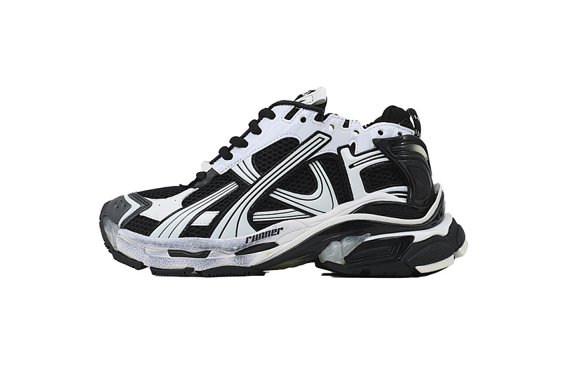 Balenciaga Runner White Black Grey W3RMU 9010