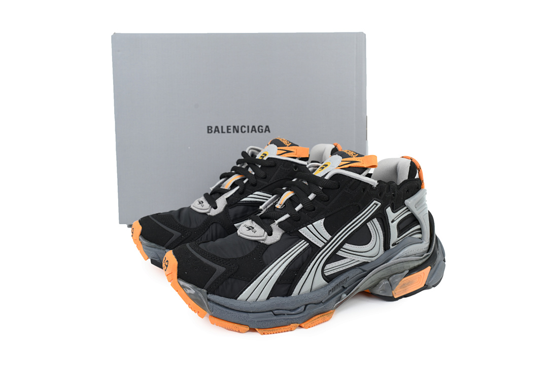 Balenciaga Runner Black Grey Orange W3RNY 1878