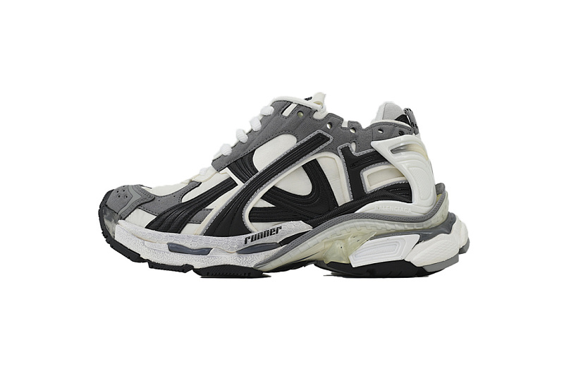 Balenciaga Runner Grey Black White W3RNY 9012