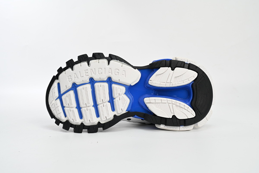 Zapatillas deportivas Balenciaga Track, blanco, azul, gris y negro, W3SR6 2501