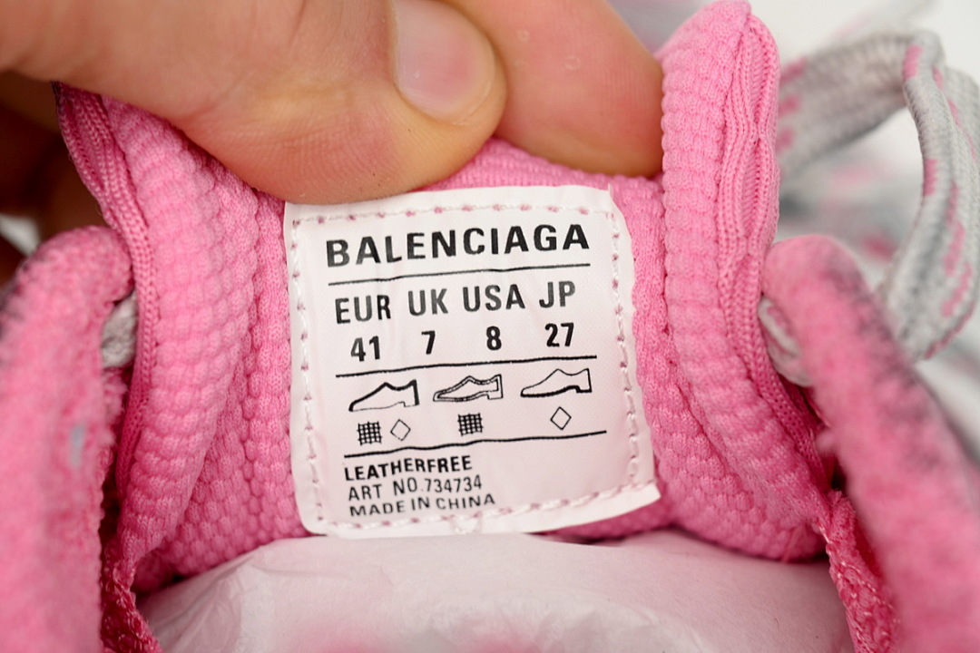 W3XL5 1268 Balenciaga Pink White