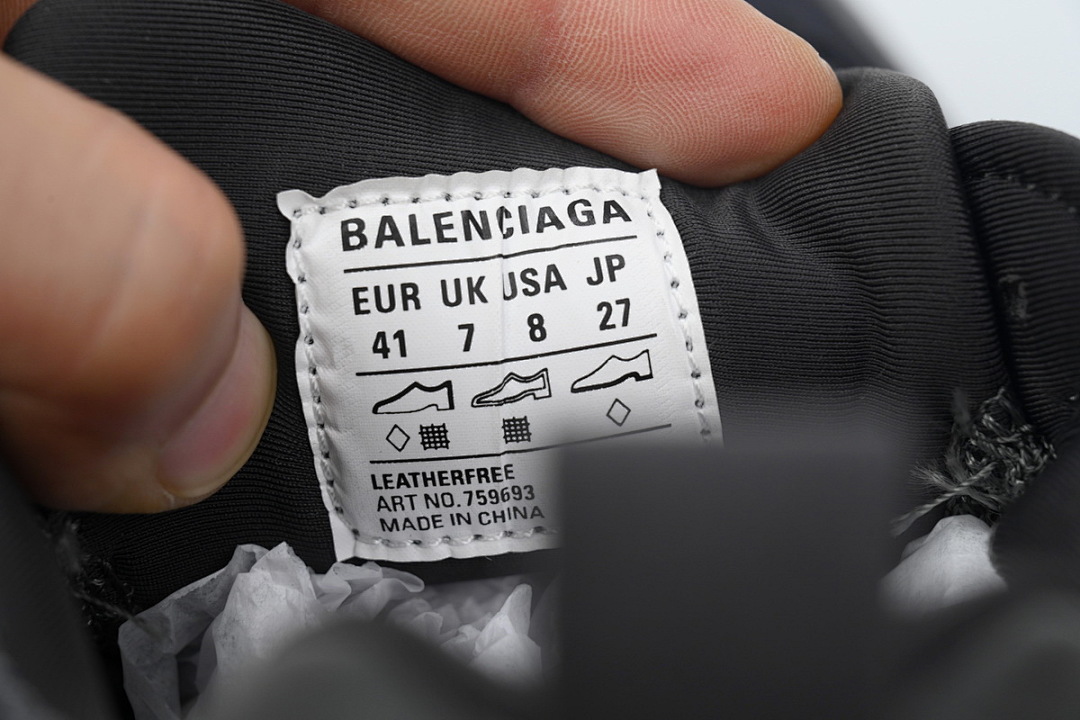 W3XLI 1819 Balenciaga Black Gray