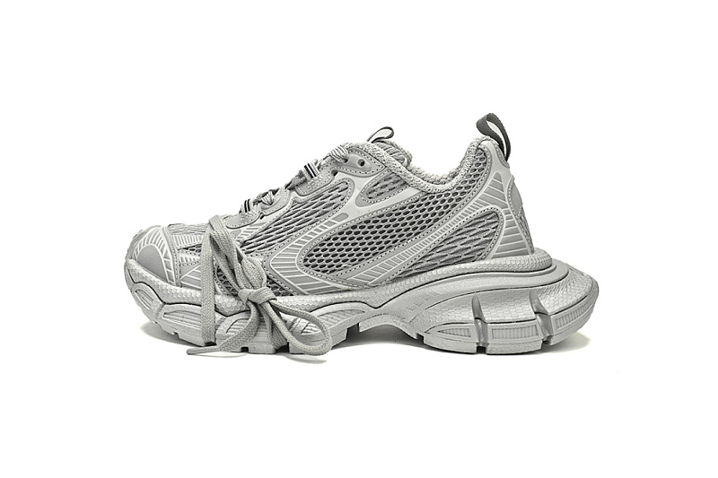 Tênis Balenciaga Track cinza refletivo W3XLR 1281 
