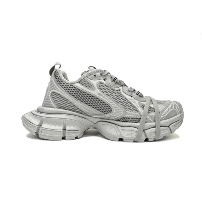 Baskets Balenciaga Track grises réfléchissantes W3XLR 1281  02