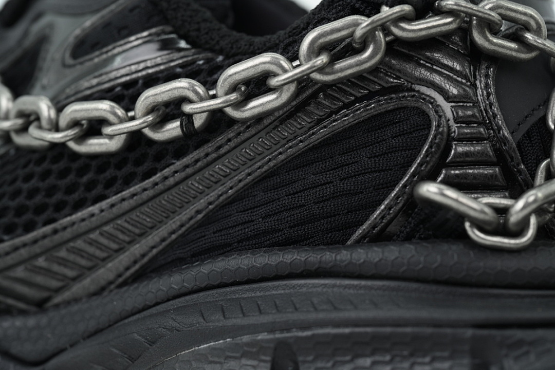 Balenciaga 3XL Black Chain Detail Sneaker W3XPL 1882