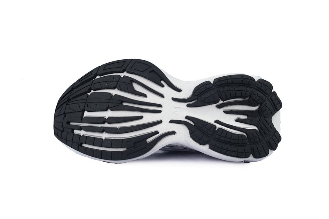 Zapatillas Balenciaga Monday blancas, plateadas y negras WDTSC 9110