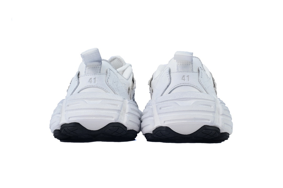 Zapatillas Balenciaga Monday blancas, plateadas y negras WDTSC 9110