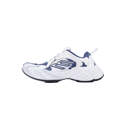 Zapatillas Balenciaga Monday blancas, azules, plateadas y negras WDWTS 4090 01