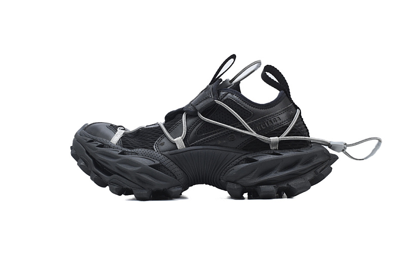 Zapatillas Balenciaga Track Hike, negro, gris y plateado, WHIKE 1000