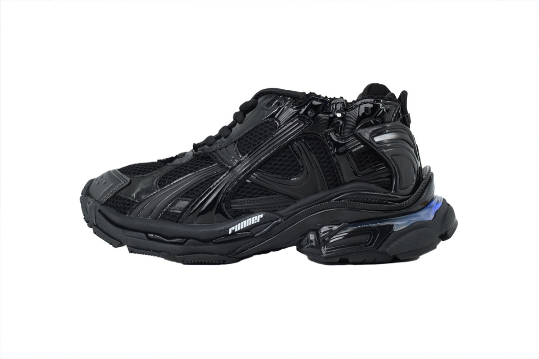 WRNLD 1000 Balenciaga Runner Black and Red7