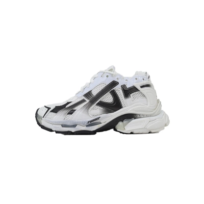 Balenciaga Runner White Black Silver Grey WRUNG 9010 01