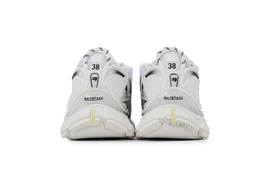 Balenciaga Runner White Black Silver Grey WRUNG 9010