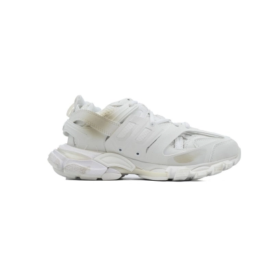 Zapatillas deportivas Balenciaga Track, blancas y negras con motivos de graffiti, WTRHW 9010 02