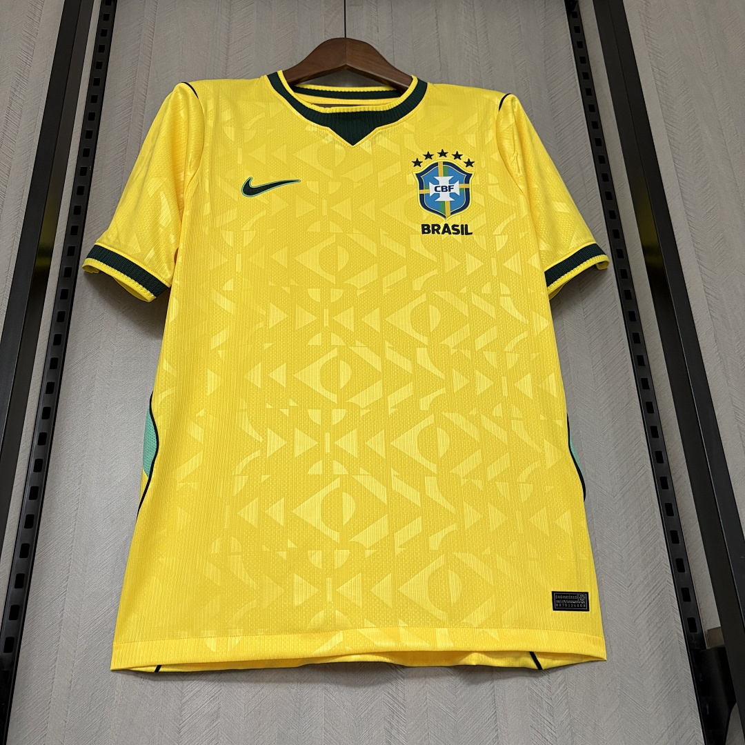 2026 Brazil concept version yellow Jersey S-XXXXL