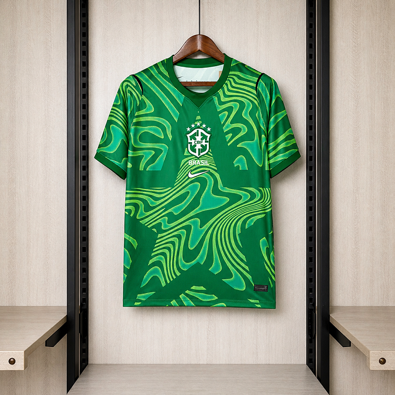 2026 Brazil Goalkeeper Home Jersey S–XXXXL