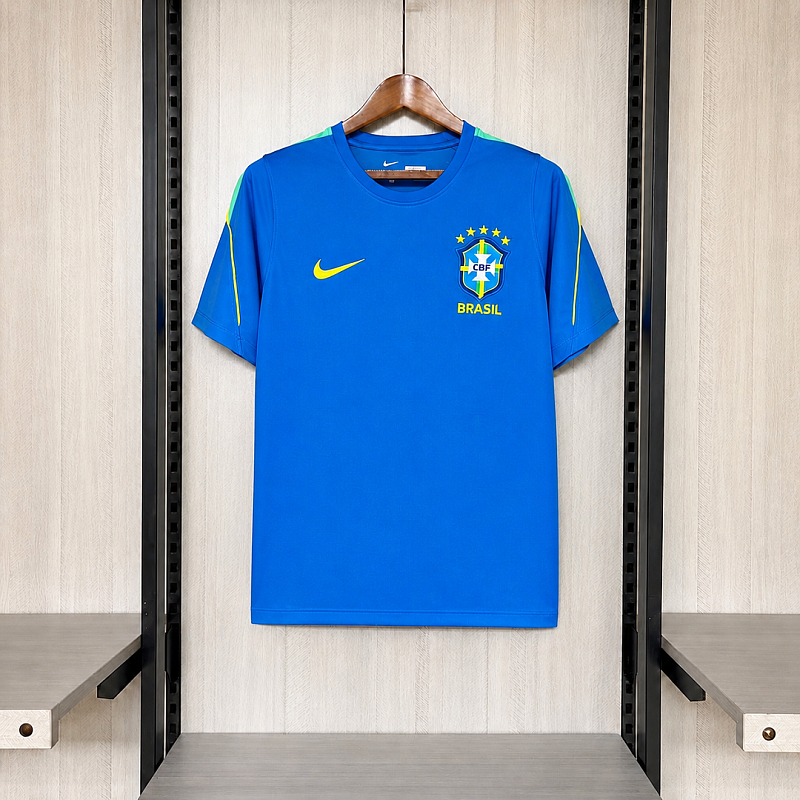 2026 Brazil Trainning Blue Jersey S–XXXXL