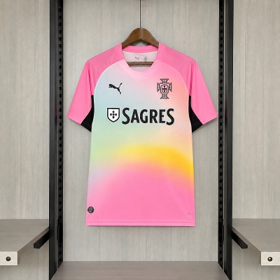 2026 Portugal Pink Jerseys Men's Size 02