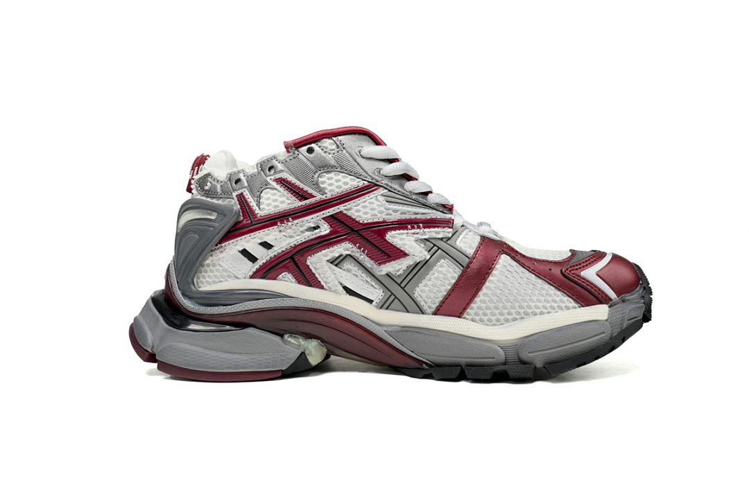Balenciaga Runner White Wine Red