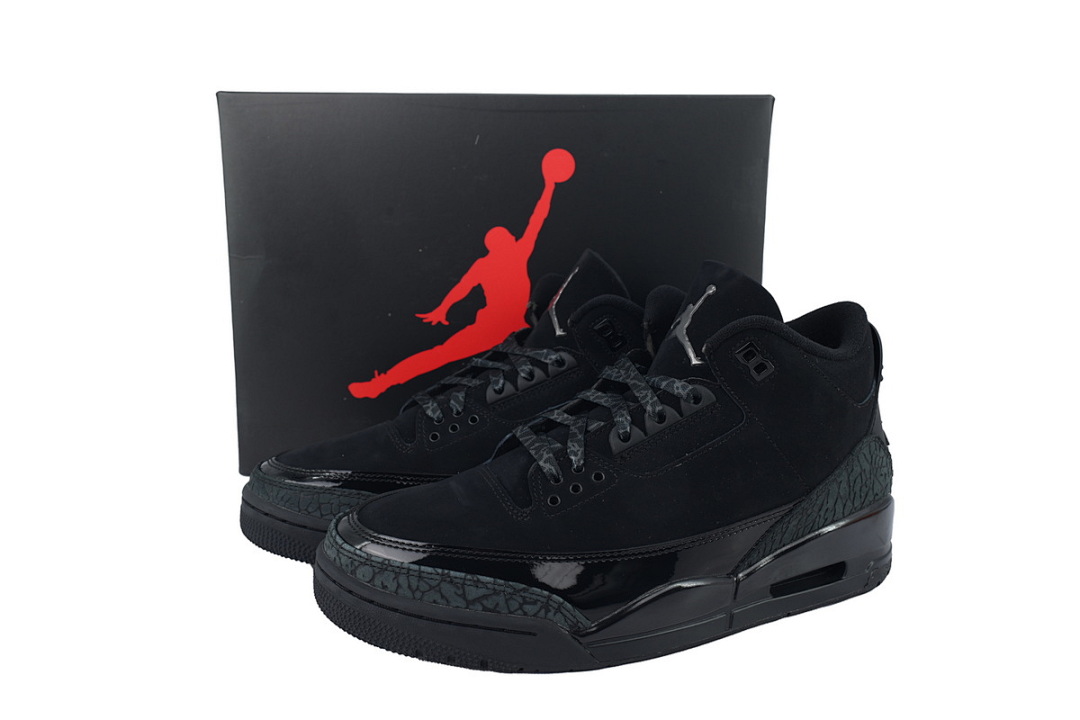 Air Jordan 3 Retro Black Cat Men's Basketball Shoes Sneakers CT8532-001 