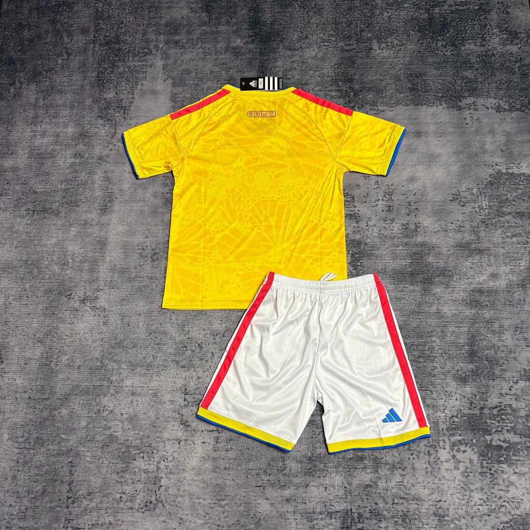 Kids 2026 Colombia home jersey, sizes 16-28