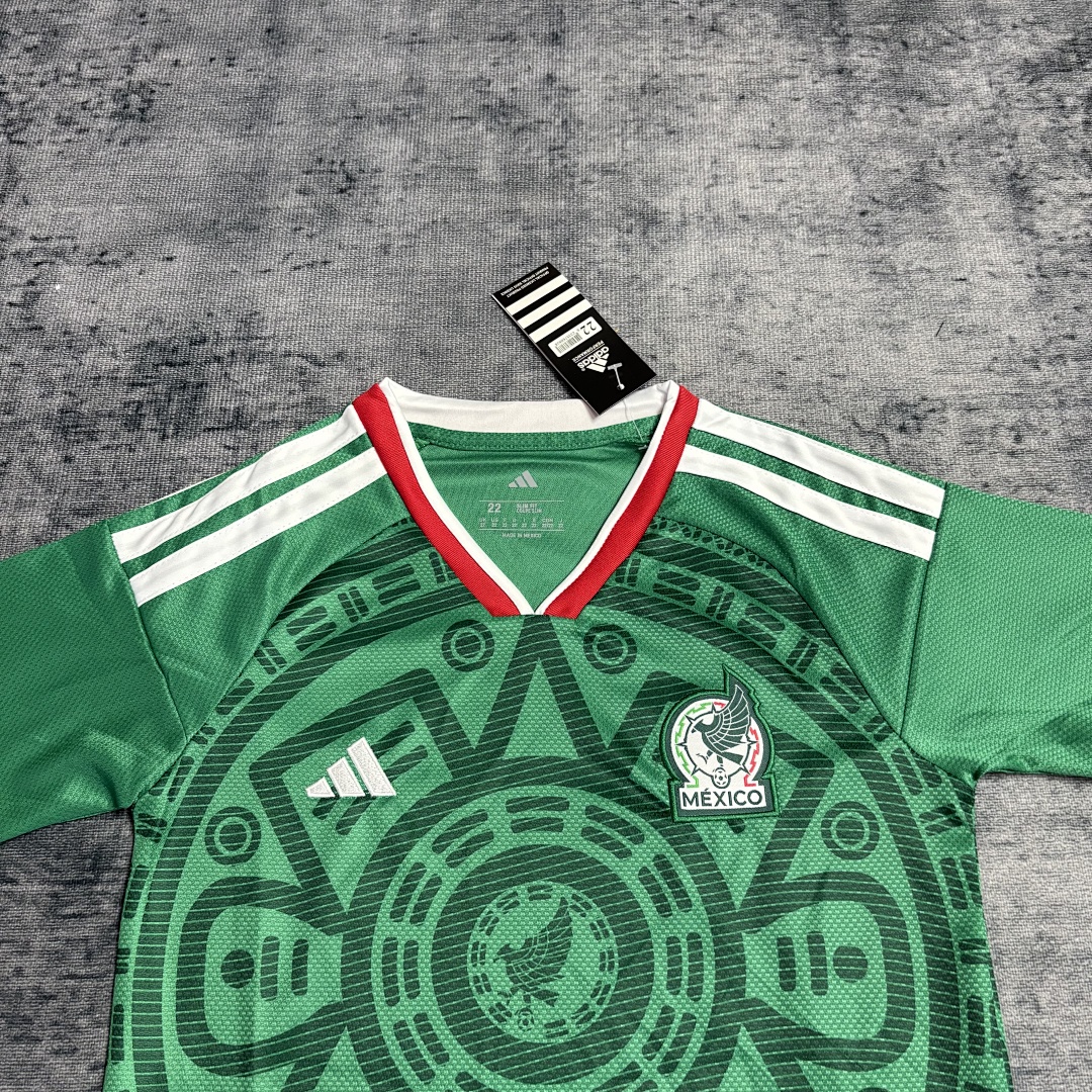 Kids 2026 Mexico Home Jersey Sizes 16-28