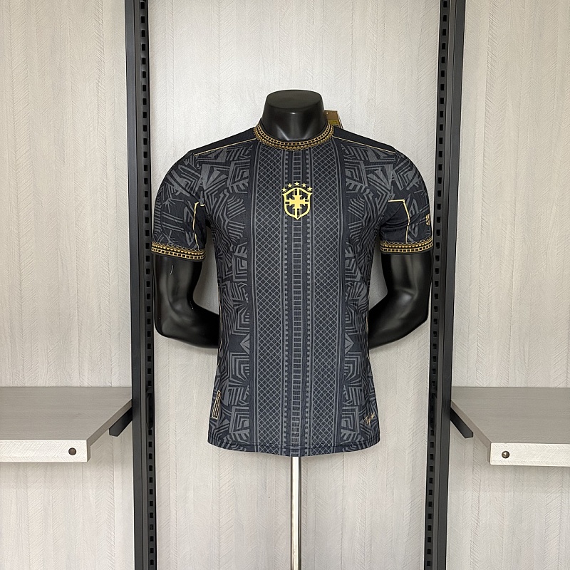 Player Edition 2026 Brazil Special Edition Black Jersey S-XXXL