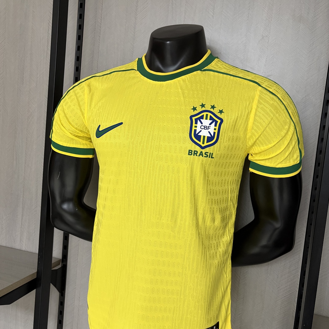 Player Edition Retro 1998 Brazil Home Jersey S–XXL