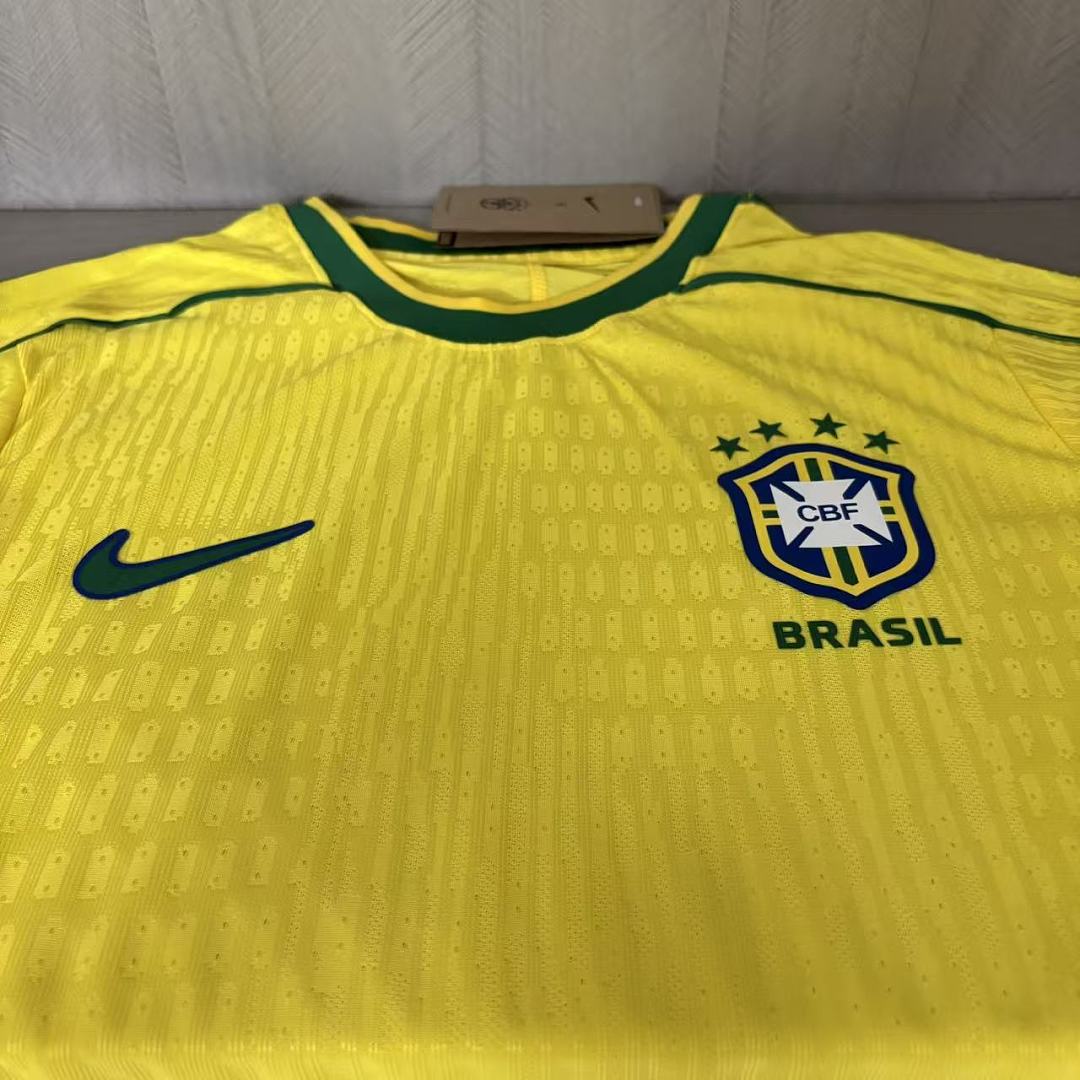 Player Edition Retro 1998 Brazil Home Jersey S–XXL