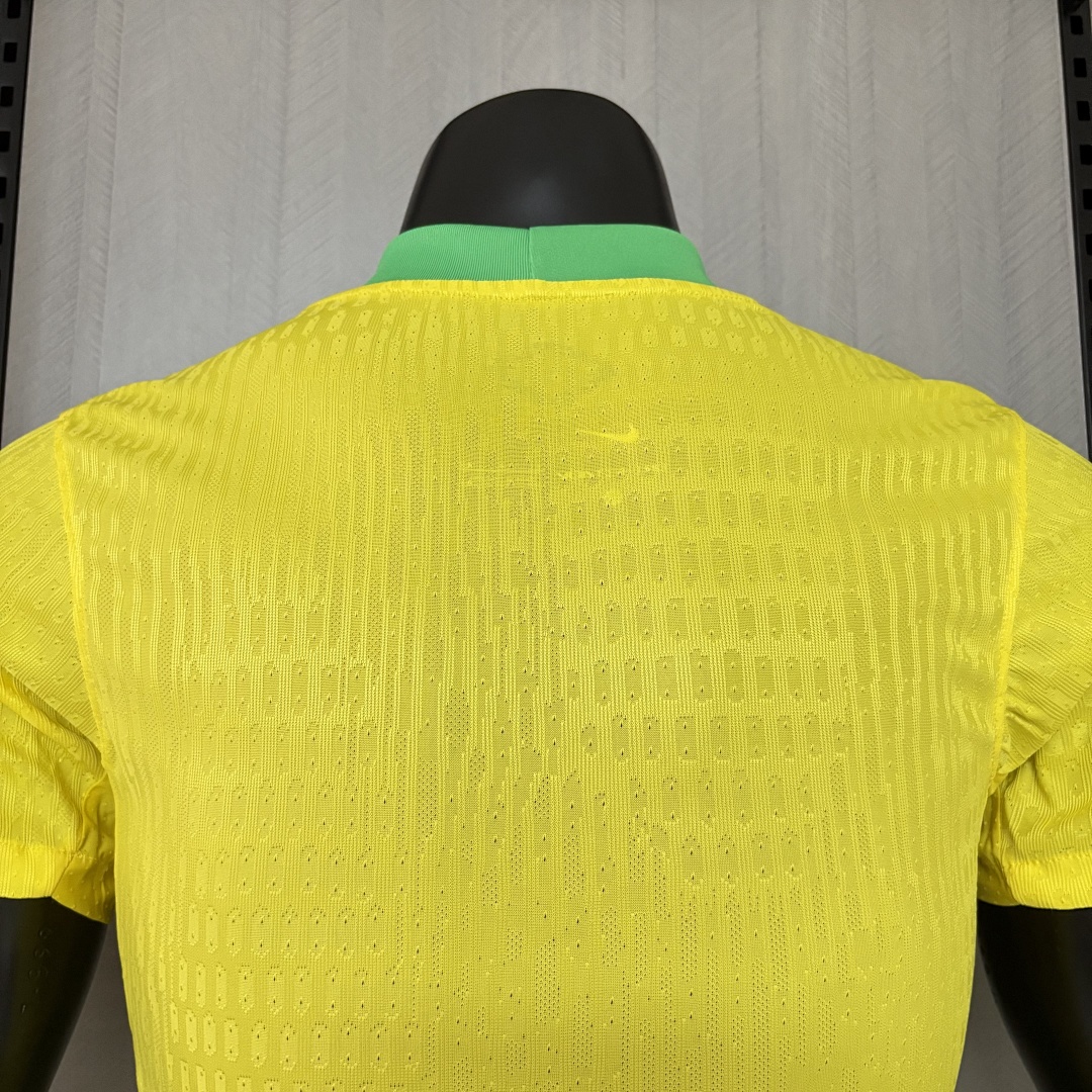 Player version 2025 Brazil Home Jersey S-XXXXL