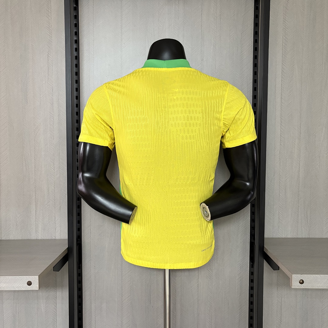 Player version 2025 Brazil Home Jersey S-XXXXL