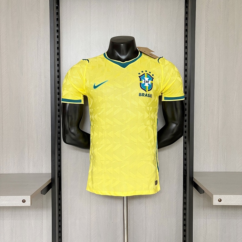 Player version 2026 Brazil home 1_1 Jersey S-XXXXL