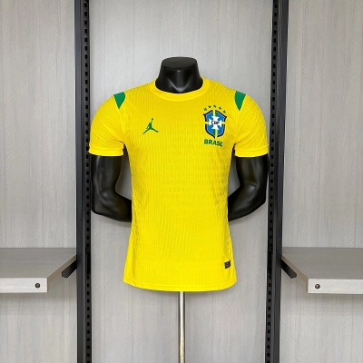 Player Version 2026 Brazil Training Kit Yellow Jersey S–XXXL 02
