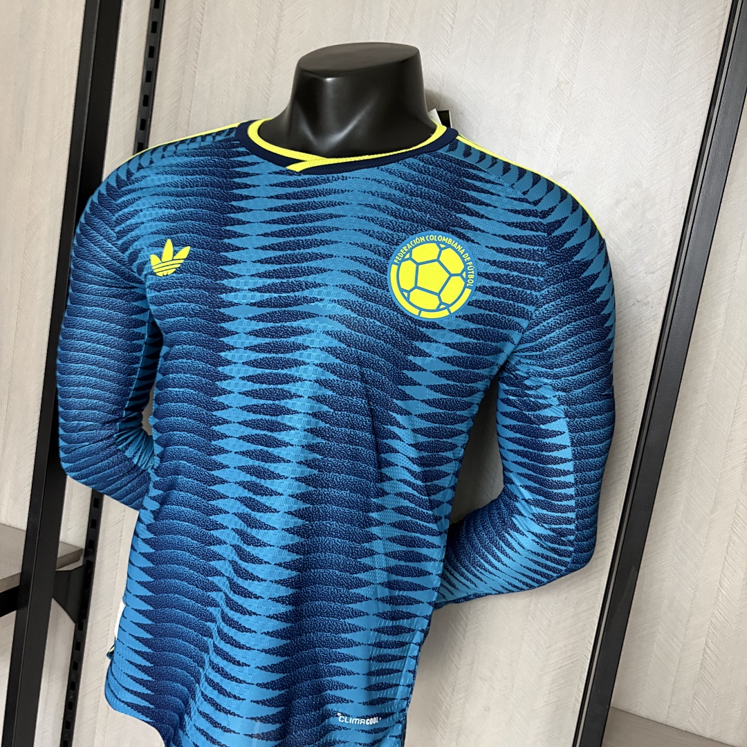 Player version long-sleeved 2026 Colombia away Jersey S-XXXL