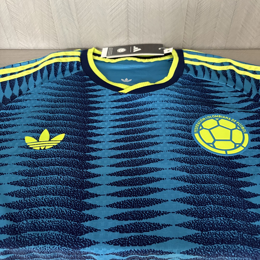 Player version long-sleeved 2026 Colombia away Jersey S-XXXL