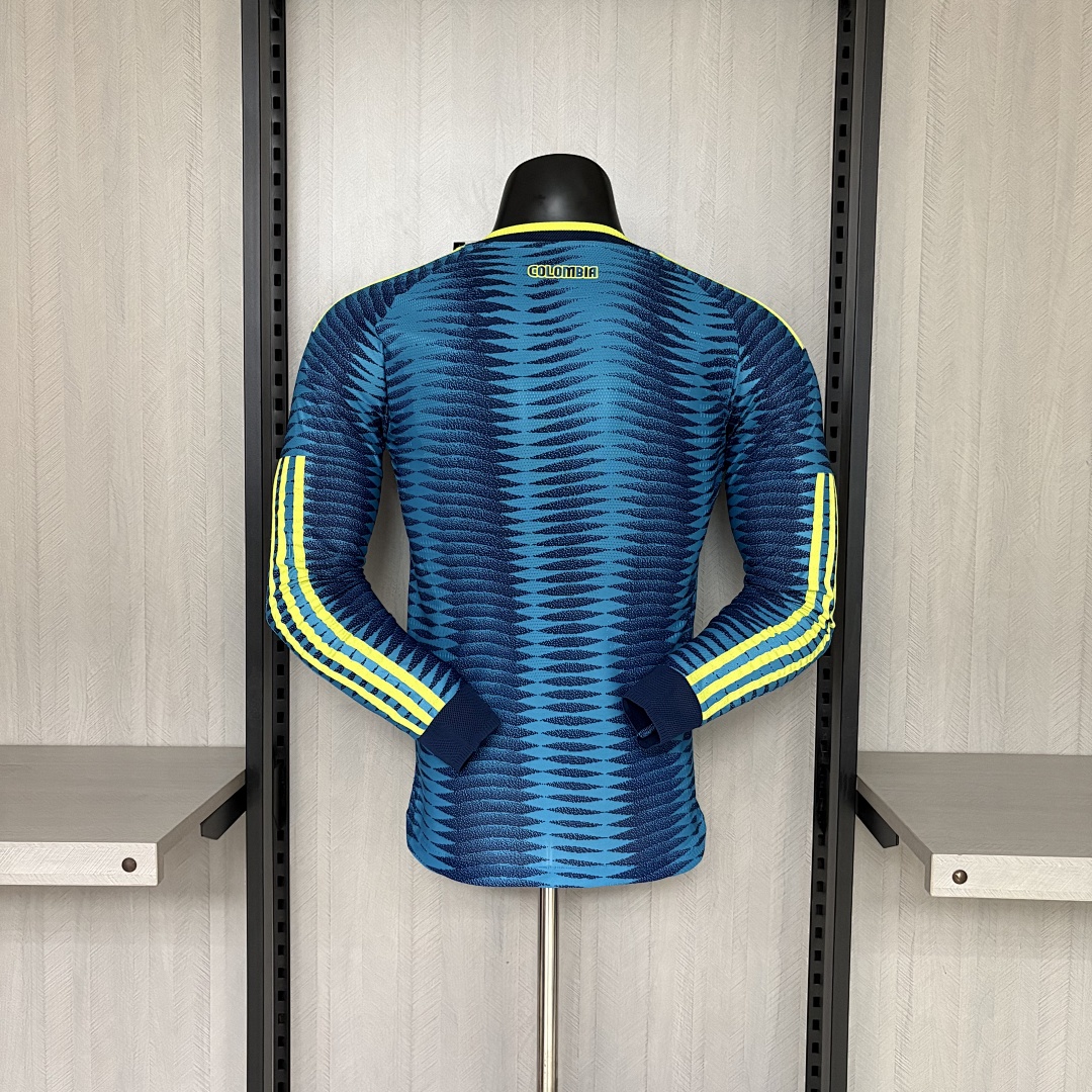 Player version long-sleeved 2026 Colombia away Jersey S-XXXL