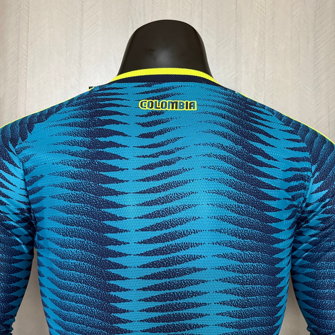 Player version long-sleeved 2026 Colombia away Jersey S-XXXL