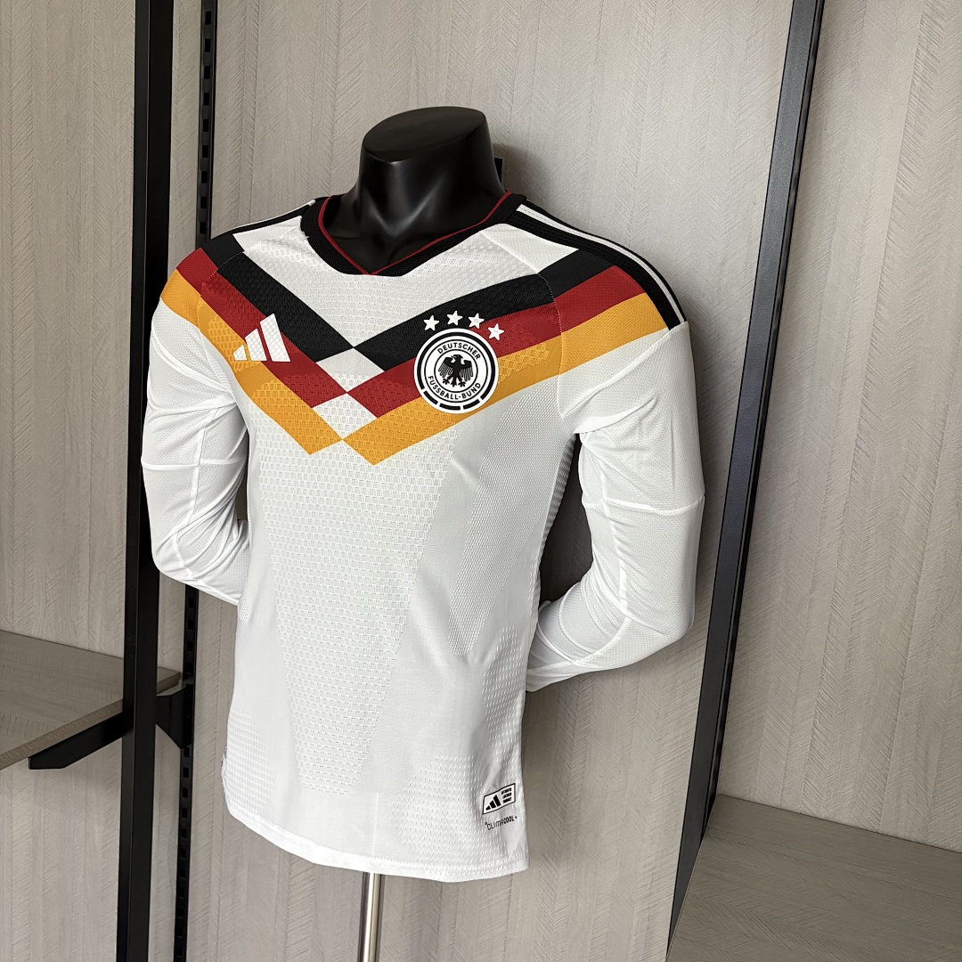 Player version long-sleeved 2026 Germany home jersey S-XXXXL