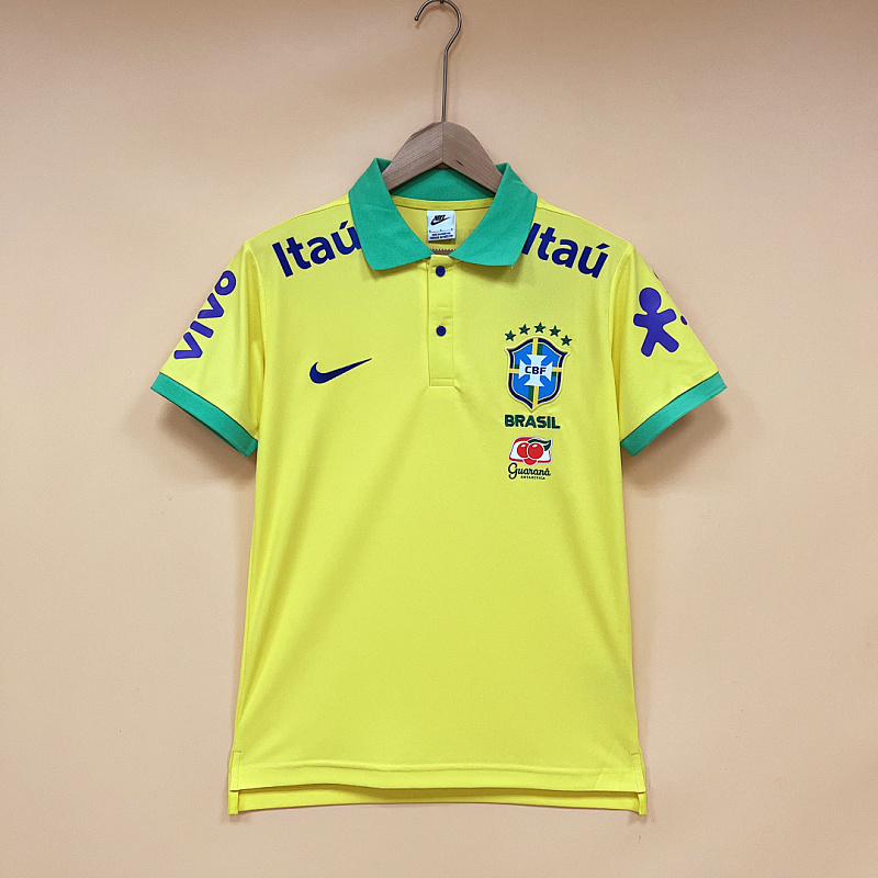 POLO 22_23 Brazil yellow pre-match training S-XXL