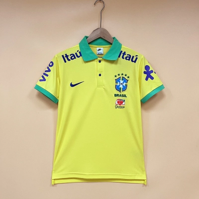 POLO 22_23 Brazil yellow pre-match training S-XXL 02
