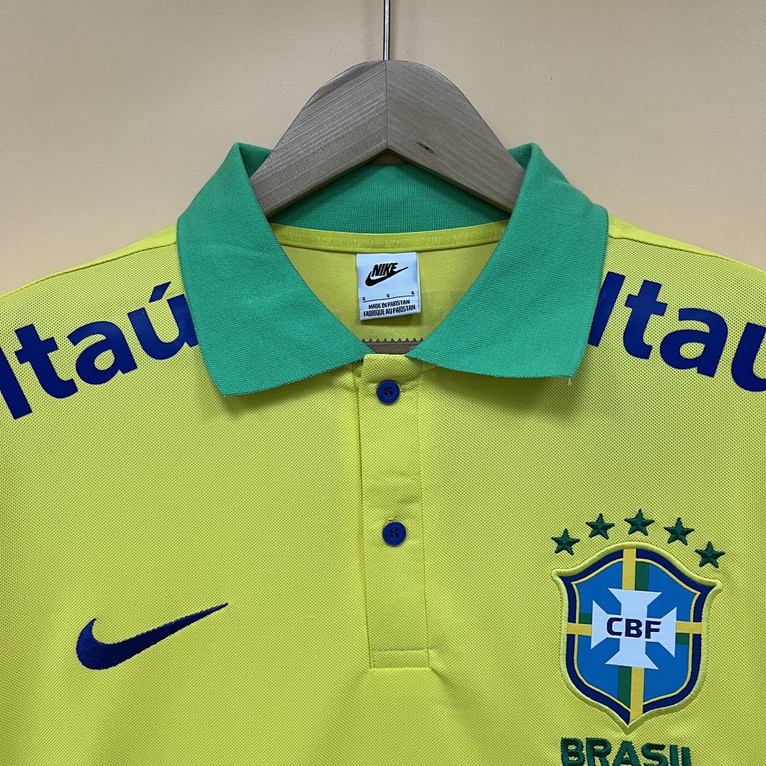 POLO 22_23 Brazil yellow pre-match training S-XXL