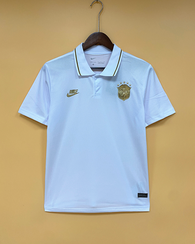 Polo Brazil White S-XXL