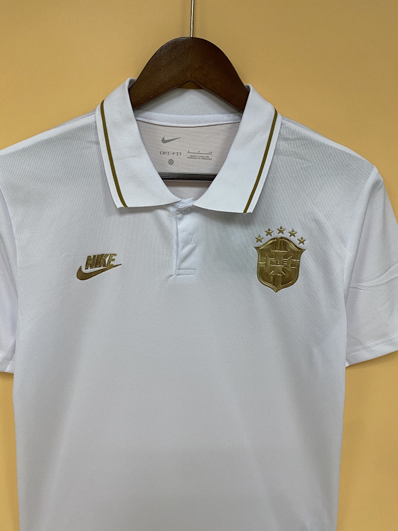 Polo Brazil White S-XXL