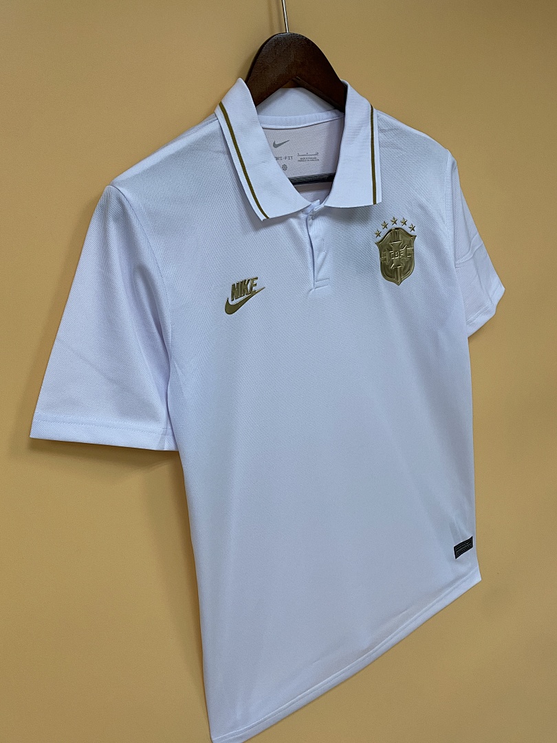 Polo Brazil White S-XXL