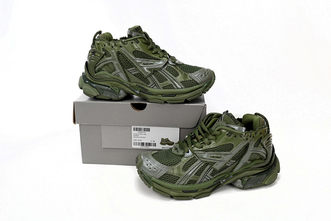 Balenciaga Army Green W1RN3 2025 