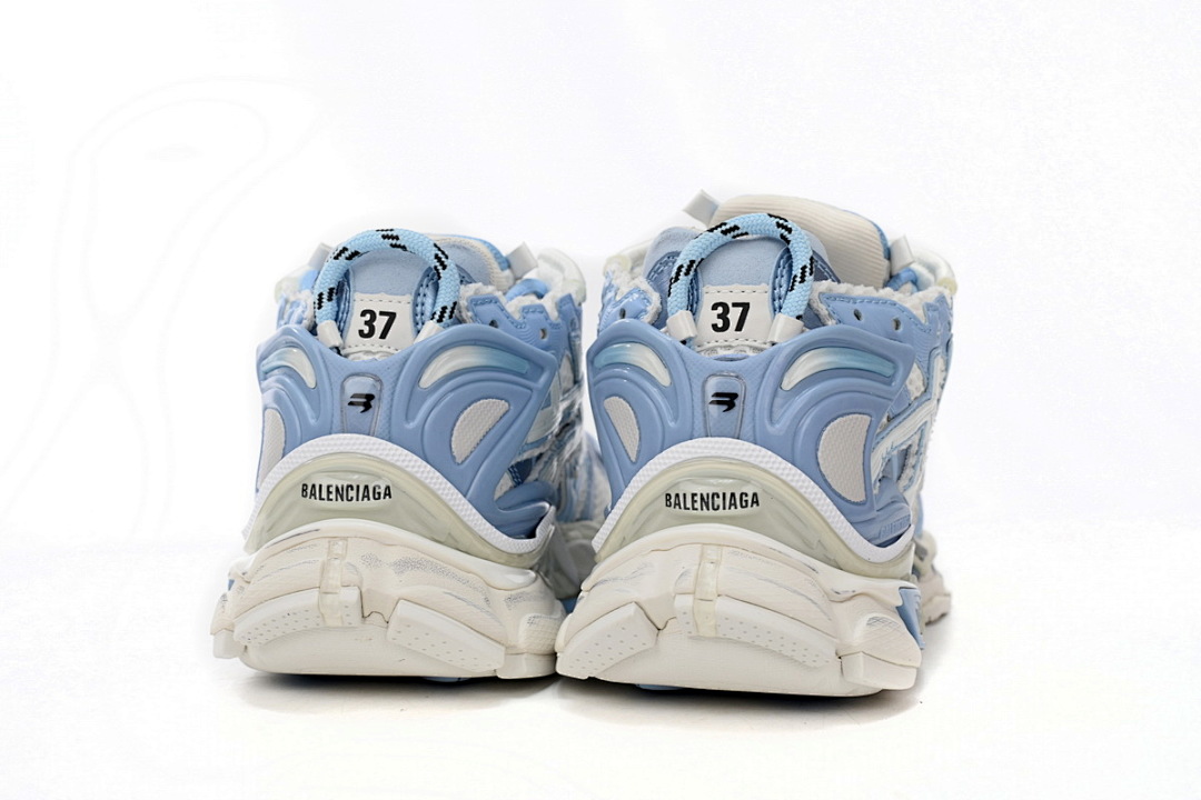 Balenciaga Runner White Light Blue W3RB2 9744