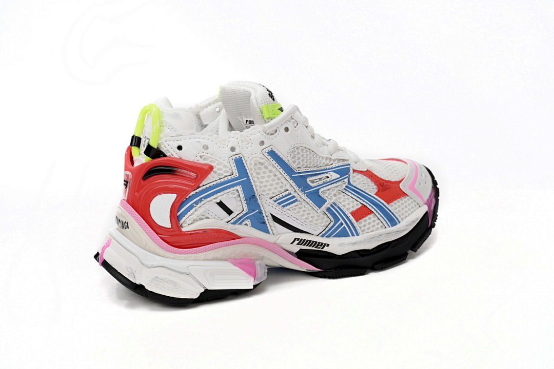 Balenciaga Runner White Blue Red W3RB6 9645 